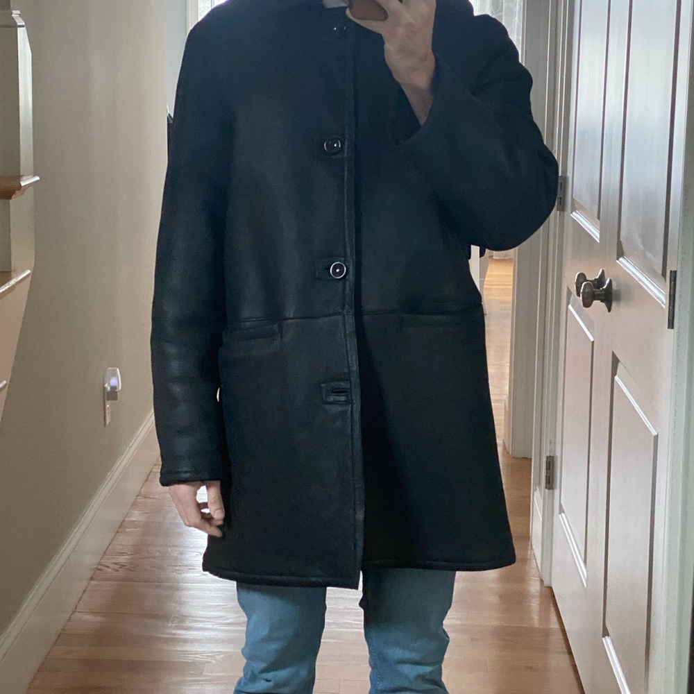 Men’s brown Shearling - Picture 8 of 9
